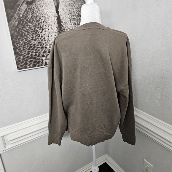 Nuuds vintage fleece crewneck in mocha medium - Picture 11 of 14